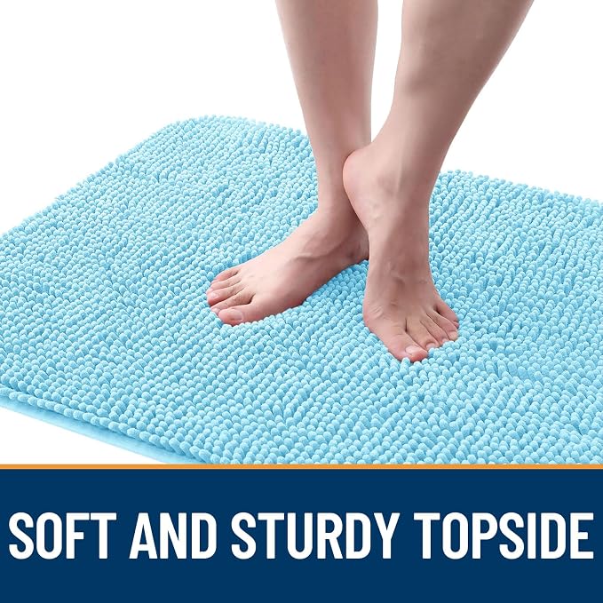 OLANLY Dog Door Mat for Muddy Paws 70x35, Super Absorbent Chenille Mud Mat | - Image 4