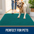 OLANLY Dog Door Mat for Muddy Paws 54x24, Super Absorbent Chenille Mud Mat | - Image 6