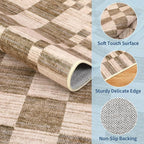 GarveeHome 2x8 Checkered Kitchen Runner Rug - Image 6