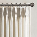 Topfinel Pinch Pleated Curtains 90 Inches Long 2 Panels Set, Birch Semi Sheer by Topfinel
