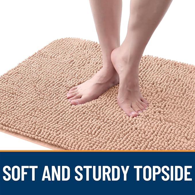 OLANLY Dog Door Mat for Muddy Paws 36x24, Super Absorbent Chenille Mud Mat | - Image 4