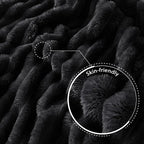 Exclusivo Mezcla Striped Fleece Throw Blanket - Image 5