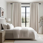 Long Curtains 108 inch Long 2 Panels, Total Blackout Curtain Wide Elegant - Image 7