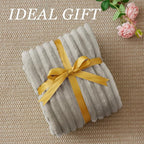 BEDELITE Ribbed Twin Blanket for Couch & Bed, Light Grey, Warm Yet Lightweight - Image 6
