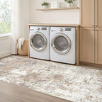 LOONGRUG Runner Rug 2x10 Washable Non-Slip Kitchen Neutral Modern Rug | - Image 7