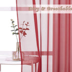 NICETOWN Christmas Sheer Window Curtains - Image 3