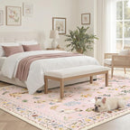 Soalmost Dog 5x7 Pink Area Rugs - Image 3
