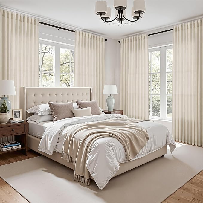 Modern Farmhouse Decor Curtains 96 Inches Long - Image 7