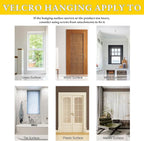 NICETOWN 1 Panel Room Darkening French Door Curtain, Thermal Insulated Front - Image 5