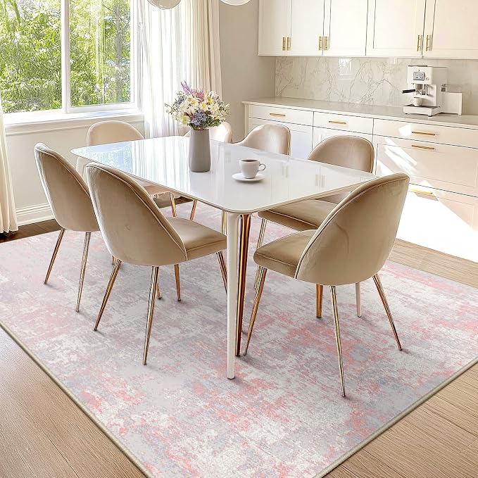 RELEANY Washable 6'x8' Abstract Area Rug - Image 9