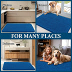 OLANLY Dog Door Mat for Muddy Paws 54x32, Super Absorbent Chenille Mud Mat | - Image 8