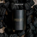Benevolence LA Charcoal Scented Candle | Soy Candles, Black Candle for Home | Gifts for Women and Men | Home Fragrance | Aromatherapy | Bathroom Freshener | 10oz