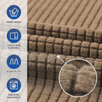 Stretch Oversized Couch Covers for Sofa Slipcover, Camel | 1-Piece Washable - Image 5