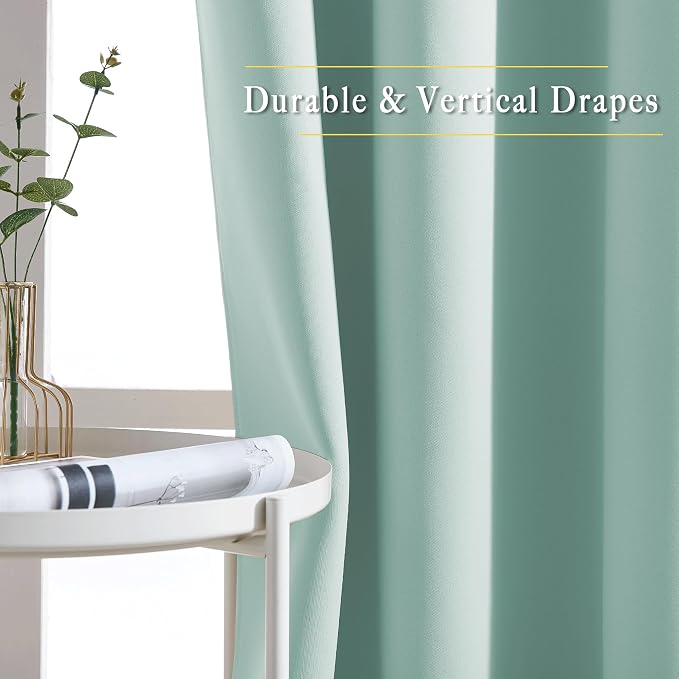 NICETOWN Room Darkening Drapes for Nursery - Image 5