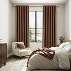 100% Blackout Curtains 120 Inch Length 2 Panels Set - Image 8