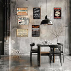 Man Cave Signs Garage Decor Vintage Music Wall Art for Game Room Patio Home Bar - Funny Garage Accessories for Men My Neighbors Are Listening To Great Music Metal Sign Gifts 8x12 Inch
