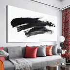 Canvas Wall Art Decor Large Black and White Wall Art Decorations Wall Pictures for Living Room Abstract Canvas Art Wall Decor Abstract Wall Art Prints Artwork for Walls Bedroom Home Wall Art Decor 24"X48"