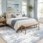 RELEANY Washable 9'x12' Abstract Area Rug - Image 3