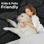 6x9 Large Dark Grey Fluffy Soft Area Rug Non-Slip - Image 7