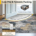 RELEANY Washable 6'x9' Abstract Area Rug - Image 6