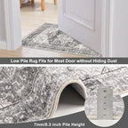 Yamaziot Washable Runner Rug, 2x6 Non-Slip Boho Vintage Hallway Kitchen Rug | - Image 4