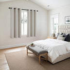 MIULEE Blackout Curtains for Bedroom 2 Panels 40 x 45 Inch Long Natural | - Image 6