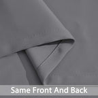 Yakamok Grey Room Darkening Curtains 96 inch Gray Sliding Door Drapes | 1 - Image 5