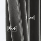 MIULEE Velvet Curtains 52x96 inches 2 Panels Gray Blackout Curtains | Luxury - Image 6
