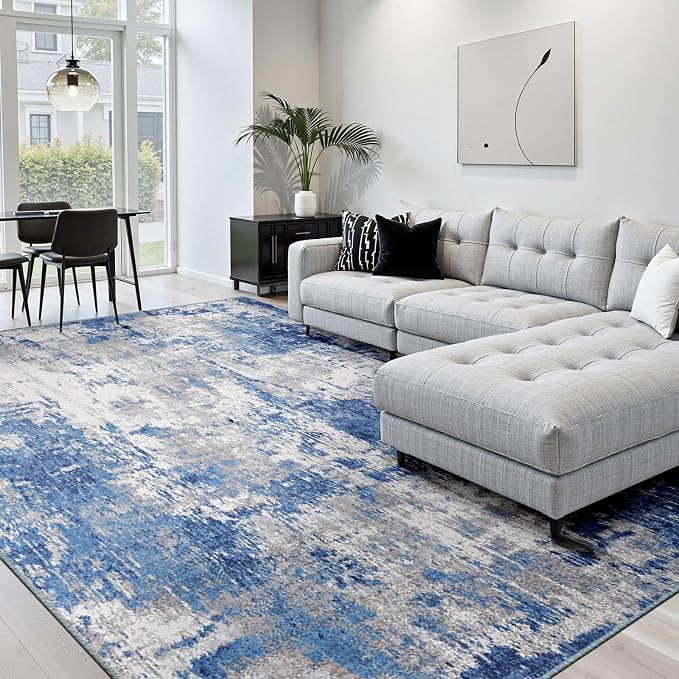 RELEANY Washable 6'x8' Abstract Area Rug - Image 2