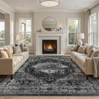 UERMEI 10x14 Area Rug Living Room Rugs - Image 8