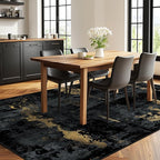 RELEANY Washable 5'x8' Abstract Area Rug - Image 3