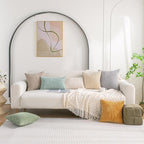 Set of 4 Taupe Decorative Throw Pillow Covers 18x18 Inch Corduroy Pillow Covers - Image 2