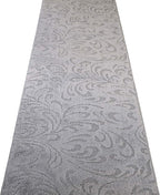 Custom Length Hallway Runner Rug, Slip Resistant, Floral Grey, 26 Inch X 23 feet - Image 6