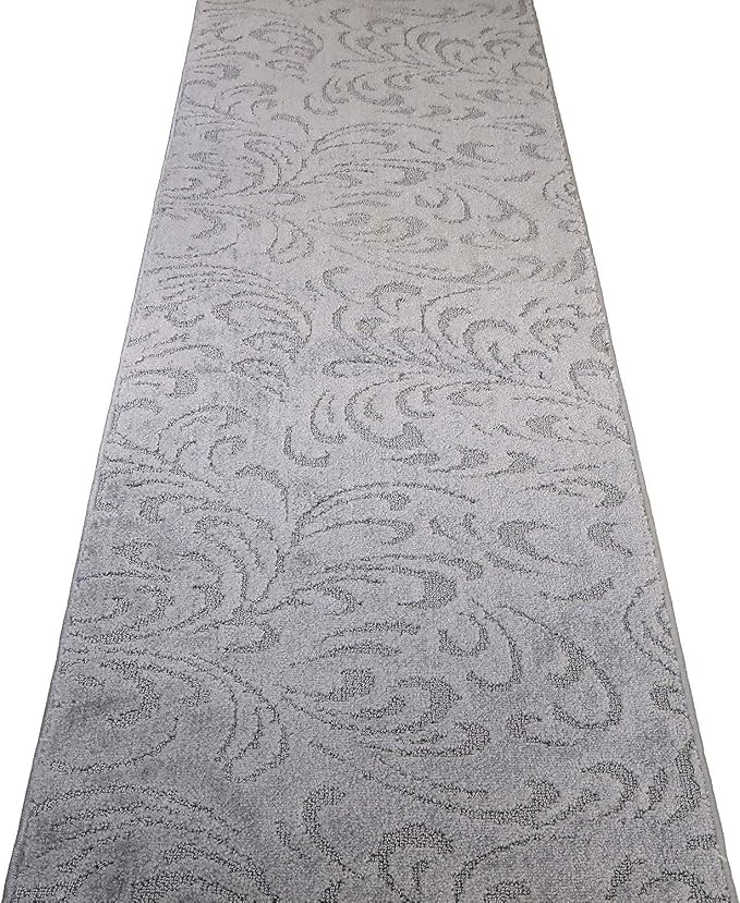 34 Ft Gray Extra Long Hallway Runner Rug, Non Slip Washable, Entryway | 2'2" x - Image 6
