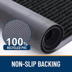 OLANLY Front Door Mat 59x40, Waterproof Heavy-Duty Indoor Outdoor Doormat | - Image 3