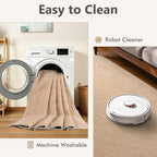 2x10 Beige Solid Runner Rug Washable Non-Slip - Image 7