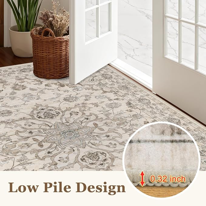 10x14 Area Rugs Living Room: Washable Rug - Image 9
