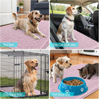 OLANLY Dog Door Mat for Muddy Paws 70x24, Super Absorbent Chenille Mud Mat | - Image 7