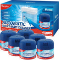 Vacplus Toilet Bowl Cleaners - 6 Pack, Krazy Clean Automatic Long-Lasting Toilet Cleaner Bottles, Easy-to-Use & Powerful Cleaning