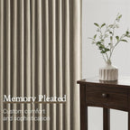 120 Inches Long Pinch Pleated Semi Sheer Curtains - Image 4