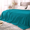 BEDELITE Fleece Blanket Soft Plush King Size Bed Blanket Teal Blue 108"x90" | by BEDELITE