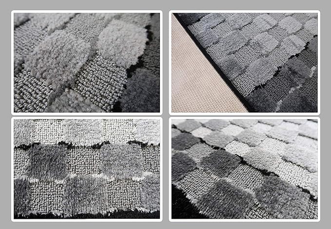 9 ft Long Non-Slip Washable Carpet Runner Rug - Image 5