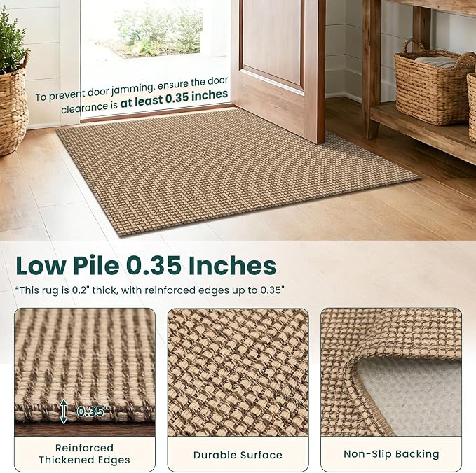 KOZYFLY Boho Runners for Hallways 2x6 ft Washable Kitchen Runner Non Slip - Image 4