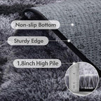 6x9 Ft Large Shag Rugs for Living Room Decor, Tie-Dyed Ultra Soft Fluffy Furry - Image 5
