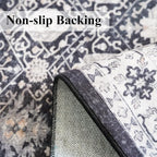 Washable 2x3 Entryway Area Rug: Vintage Soft Thin Door Mat - Image 4