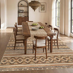 cotiled Boho 5x8 Area Rugs for Living Room: Soft Moroccan Washable Rug | Solve - Image 7