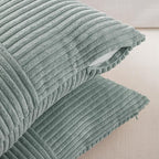 Fancy Homi 2 Packs Grey Blue Lumbar Decorative Throw Pillow Covers 14x22 Inch - Image 4