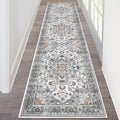 HEBE Hallway Runner Rug 2'x8', Washable Non Slip Kitchen Rug Runner | Soft Boho by HEBE
