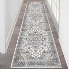 HEBE Hallway Runner Rug 2'x8', Washable Non Slip Kitchen Rug Runner | Soft Boho by HEBE