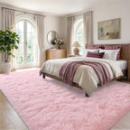 5x7 Pink Fluffy Soft Area Rug Non-Slip - Image 3